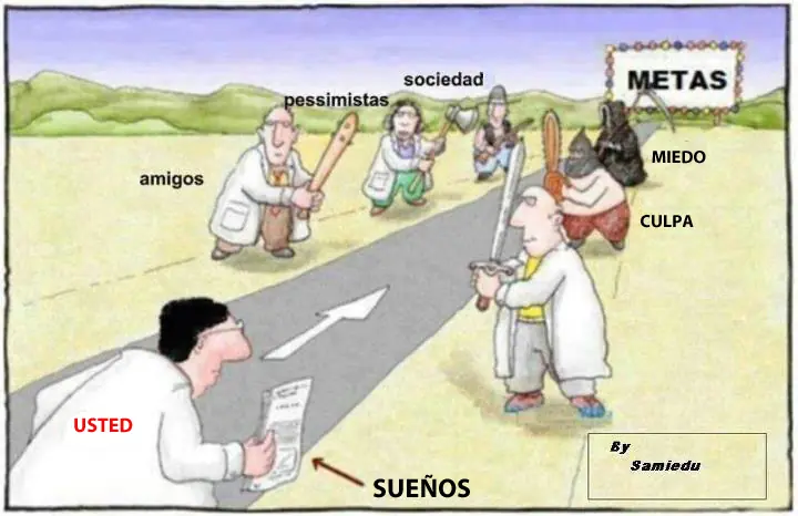 miren hacia arriba