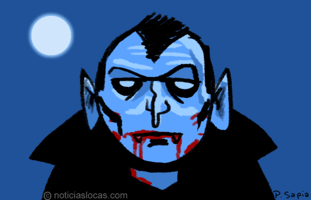 Virgo se Cree Vampiro, Bebe Sangre y duerme en Ataúd