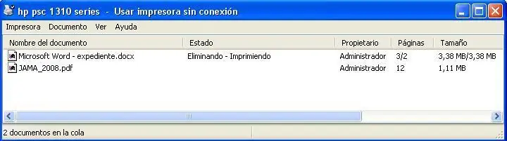 Eliminar (de verdad) la cola de impresión