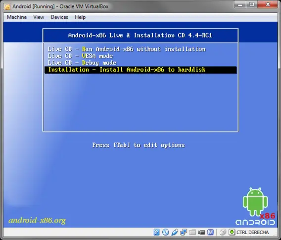 Cómo instalar Android x86 en tu PC