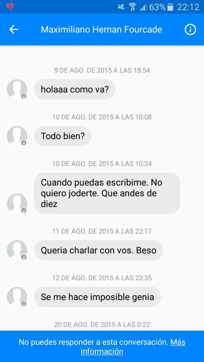 Las minas que se quería chamuyar  Fourcade