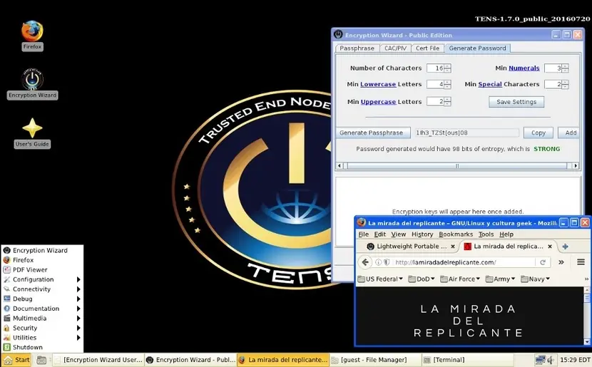 TENS: La distro GNU/Linux que usa la Fuerza Aérea de USA