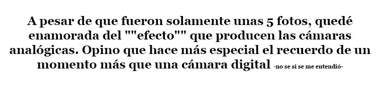 camara analogica
