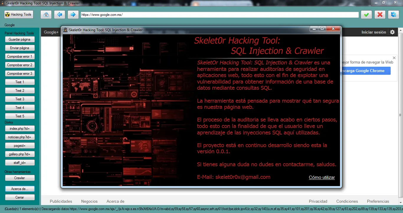 Hacking a paginas