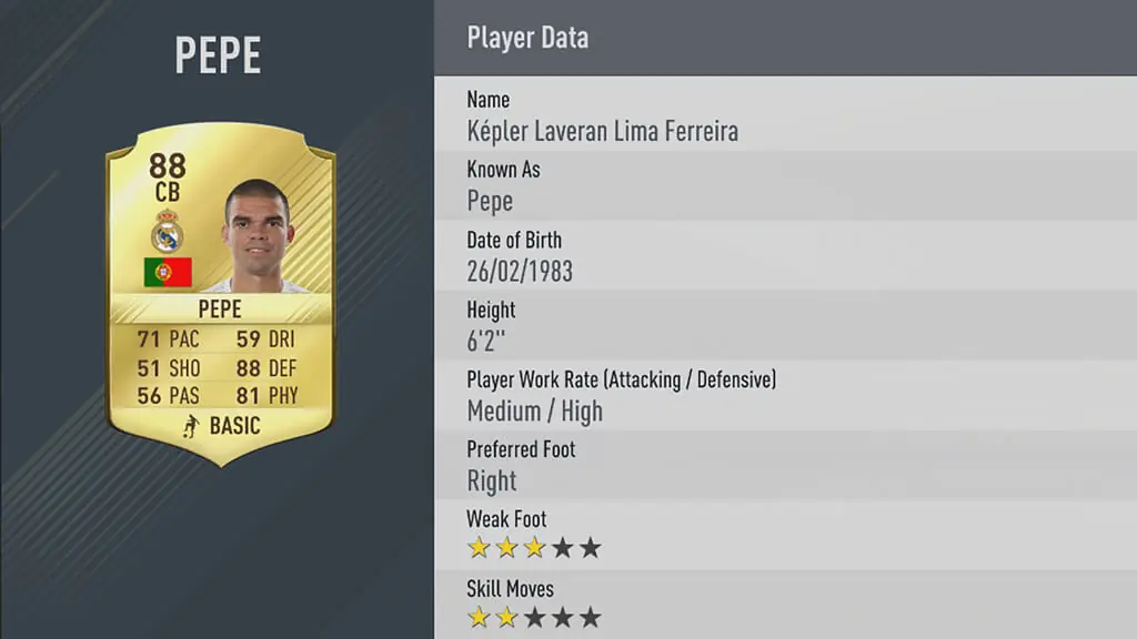 Higuain en el top 20 del Fifa 17