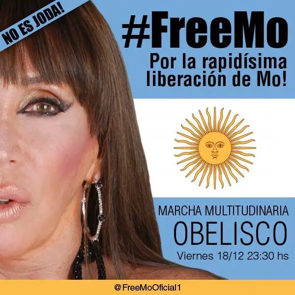 Pide marchar por Moria Casán al obelisco