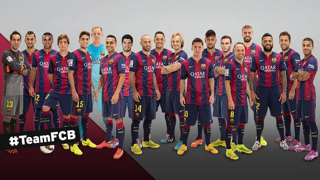 Las novias de los jugadores del Barcelona tricampeon