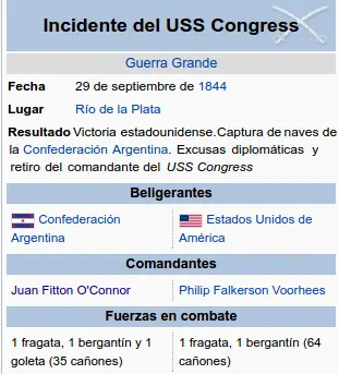 Incidente del USS Congress