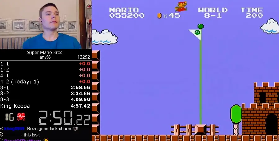 Cómo pasarse Super Mario Bros en 4.57 minutos