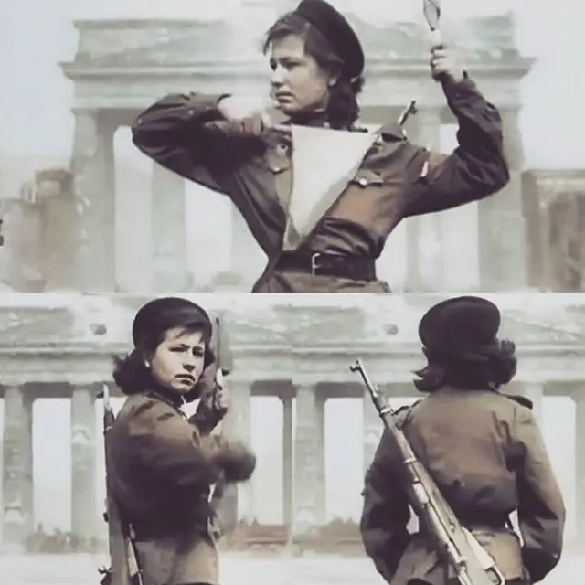 Maria Limanskaya, soldado del ejercito rojo