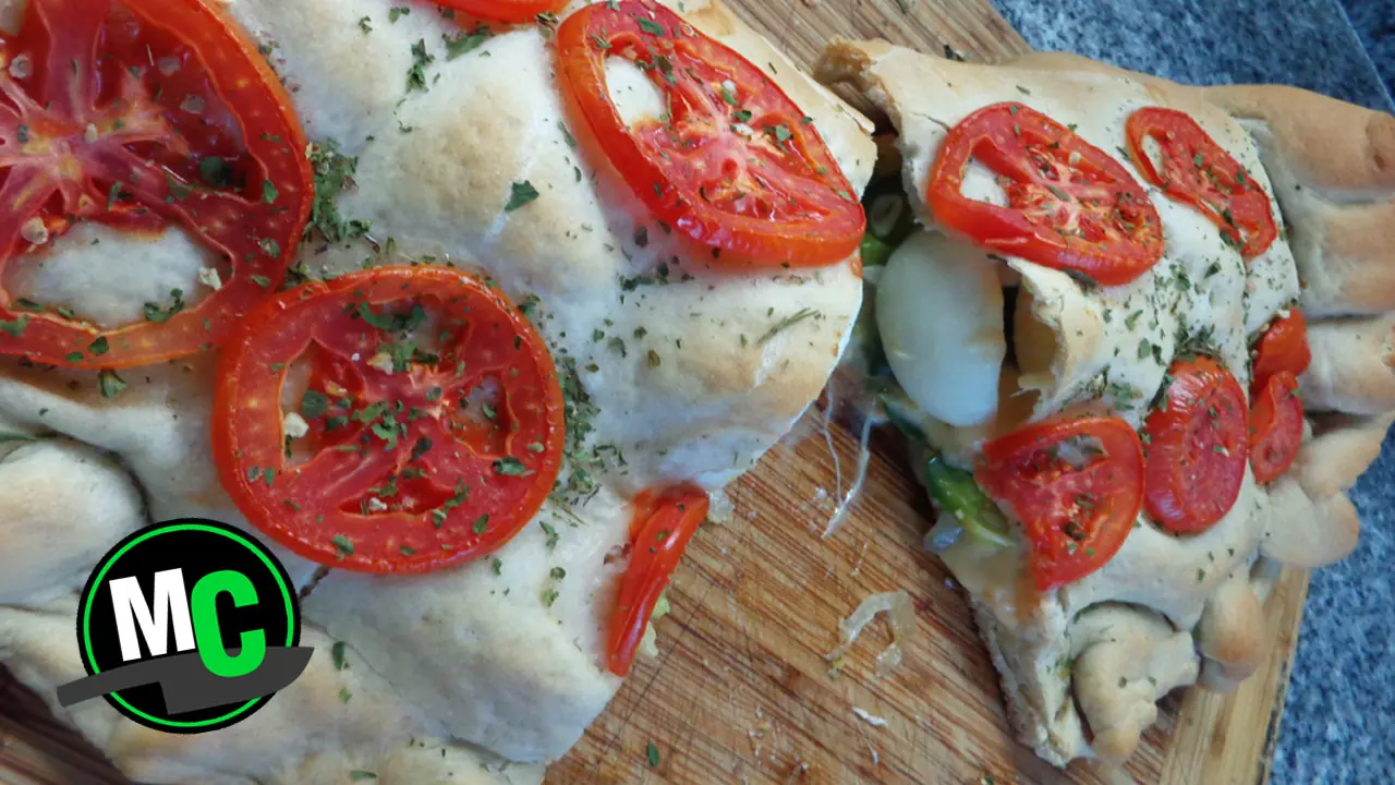 Como hacer calzone relleno! Paso a paso
