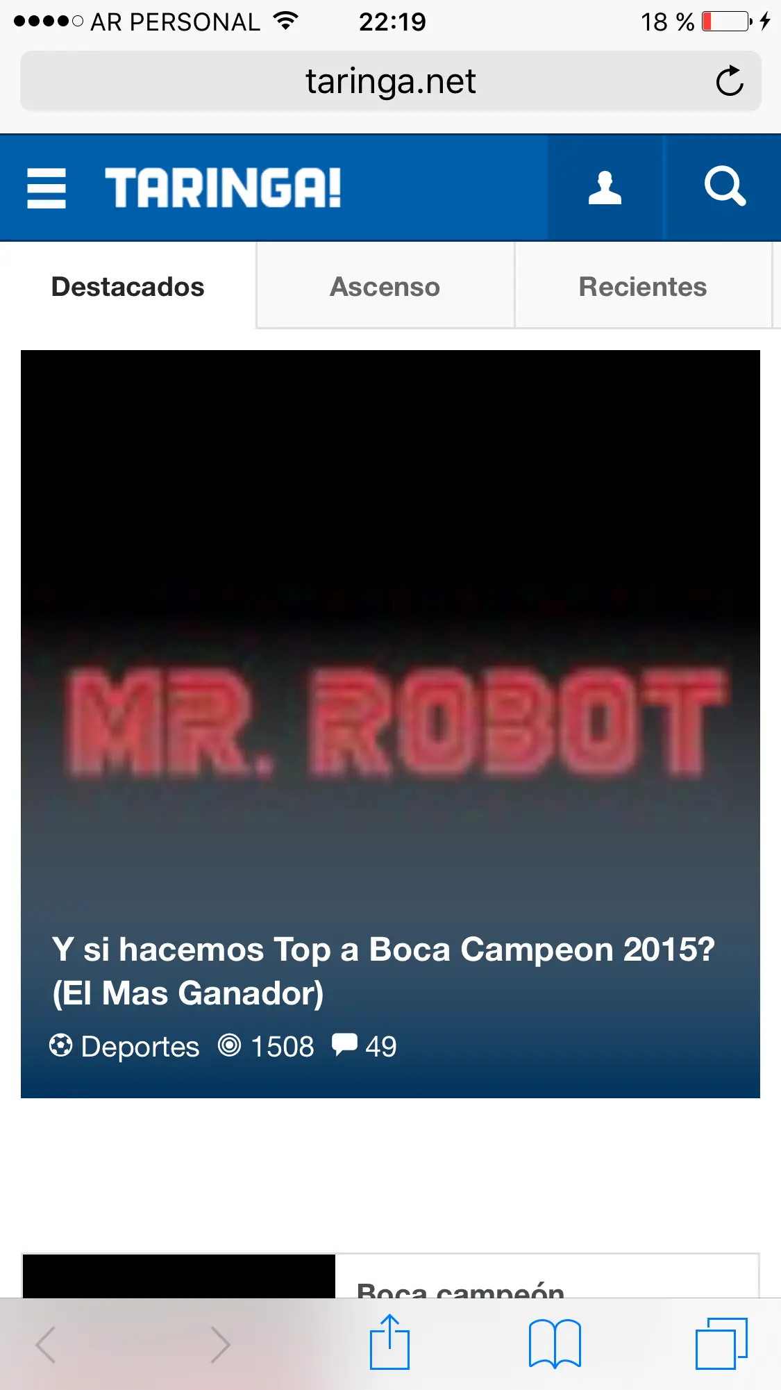 Taringa esta embrujada y te lo muestro.