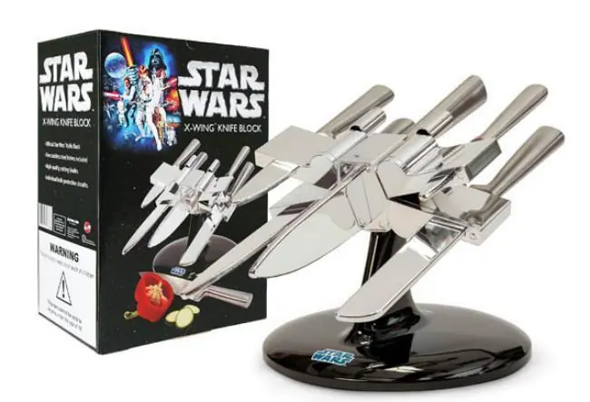 Soporte para cuchillos X-Wing y que la fuerza te acompañe