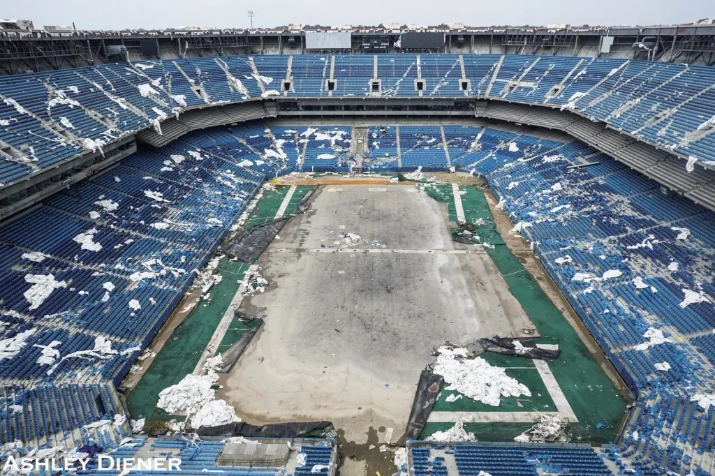 Estadios mundialistas ;fantasmas o en el olvido