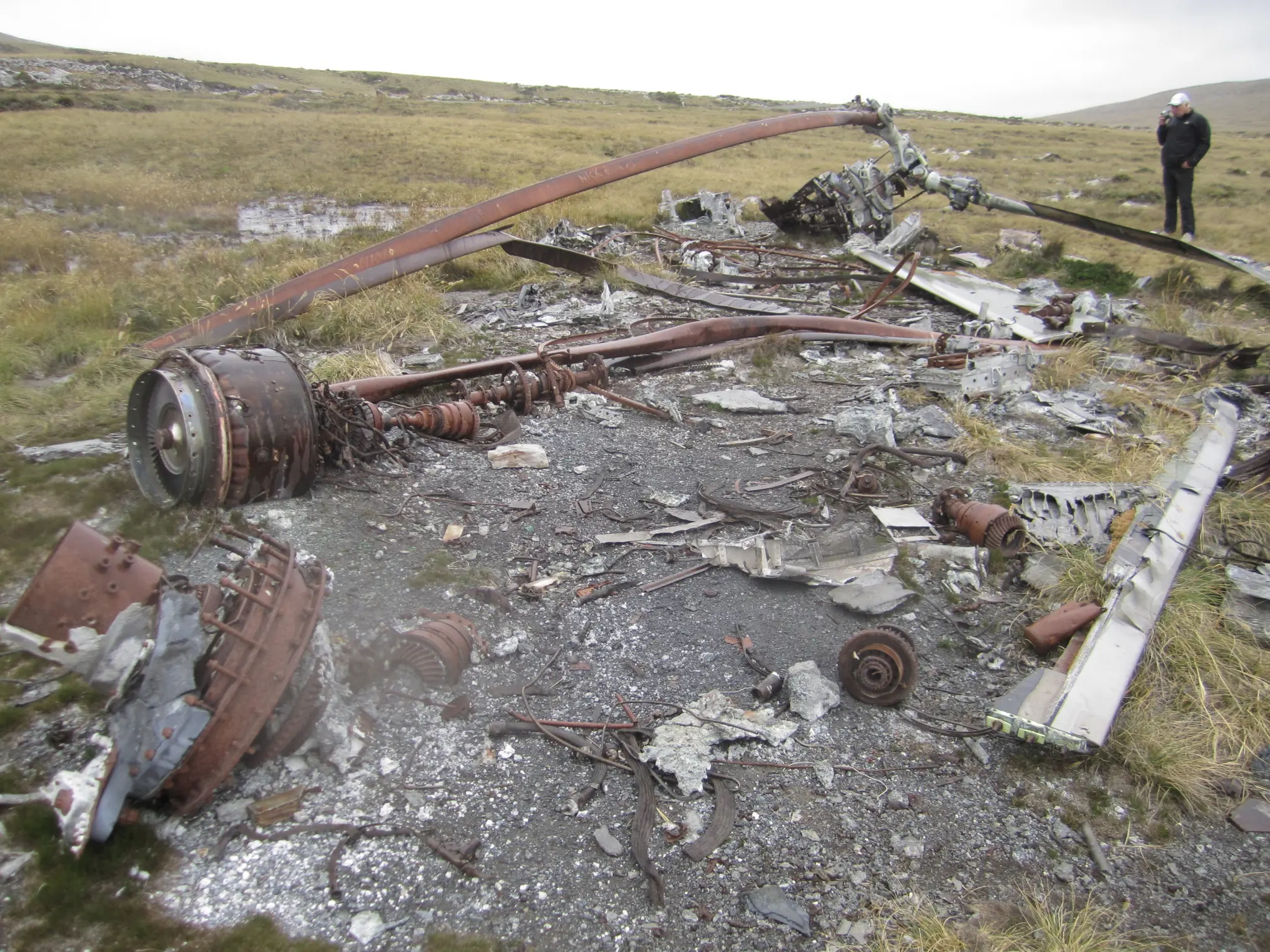 Malvinas fines Marzo 2016. Fotos ciudad y campos de batalla.