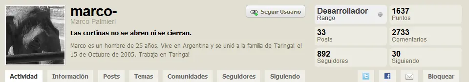 taringa!