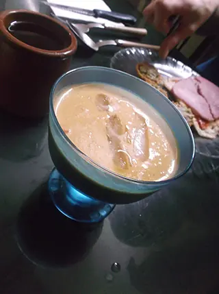 Gazpacho de aguacate y manzana