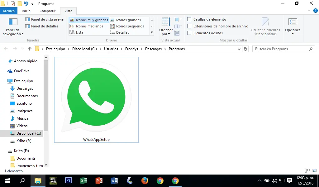 Ya disponible Whatsapp para windows sin emulador, ni pagina