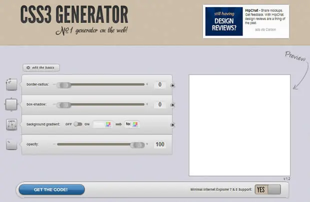 Generadores de CSS para diseñadores