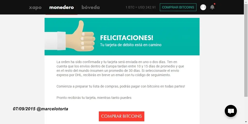 tarjeta visa