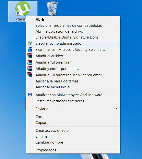 Configurar µtorrent: max. velocidad