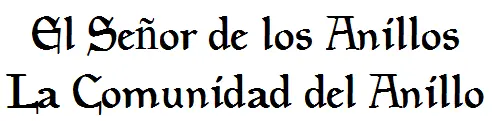 el senor de los anillos el senor de los anillos