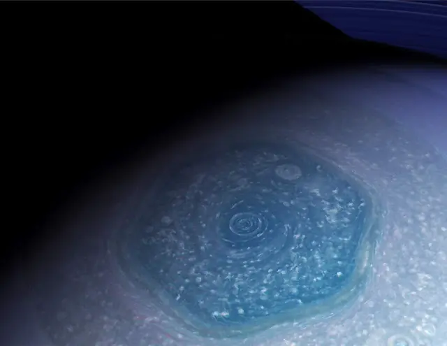 Encuentran una explicación al misterioso hexágono de Saturno