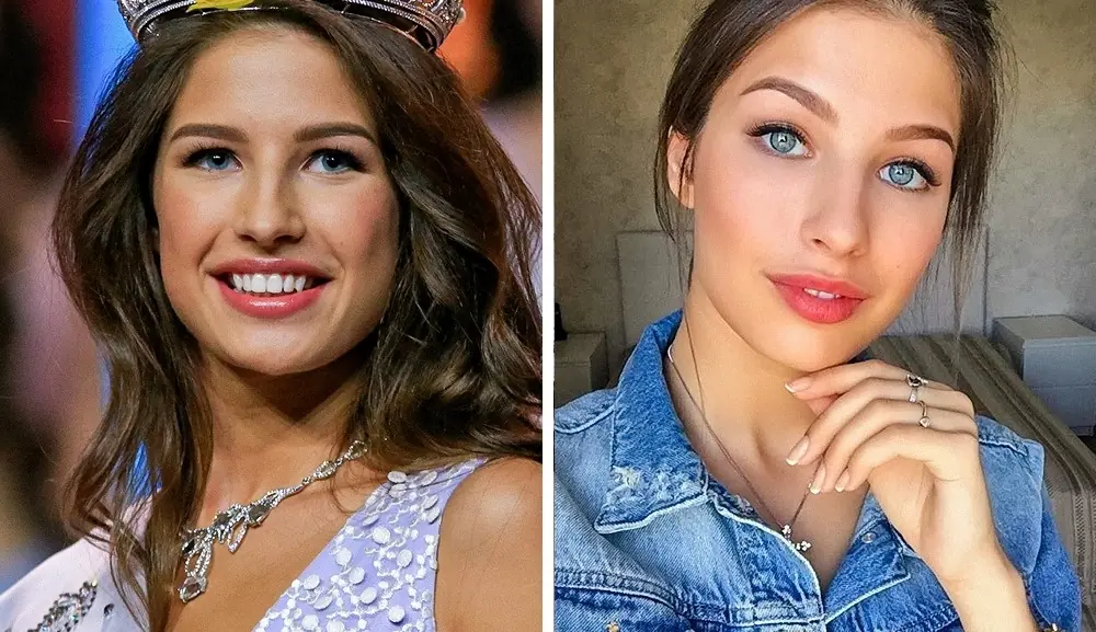 15 Reinas de Belleza en la Pasarela vs. la Vida Real 15 Reinas de Belleza en la Pasarela vs. la Vida Real