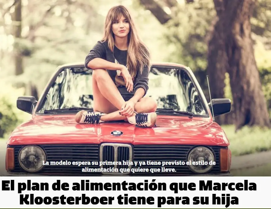 El plan de alimentación que Marcela Kloosterboer