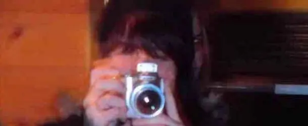 Fotografía de un rostro demoníaco....