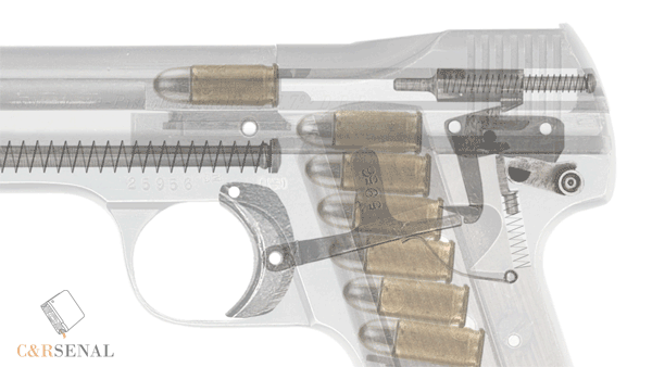 funcionamiento de pistolas de la 1ra guerra mindial
