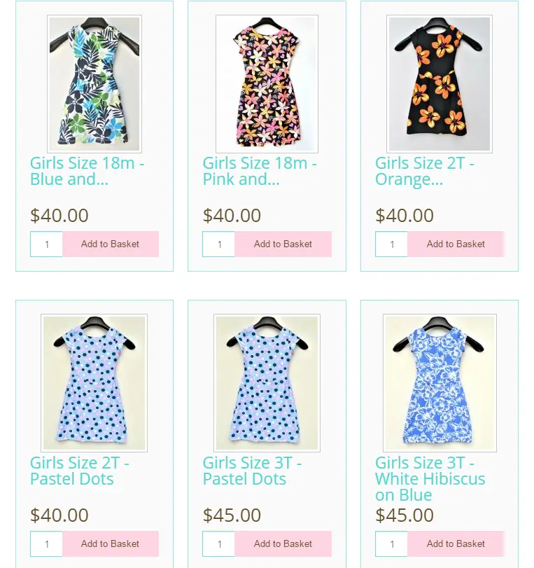Cute & Covered Encontras El Traje Para Tus Hijas y Esposa