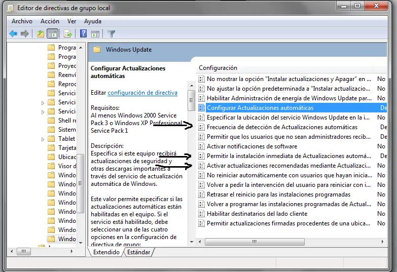 Desactivar Windows Update Win7/8/10 de forma permanente