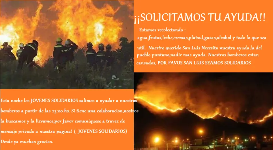 San Luis Fuego! Ayuden a difundir que Rodriguez Saa Miente