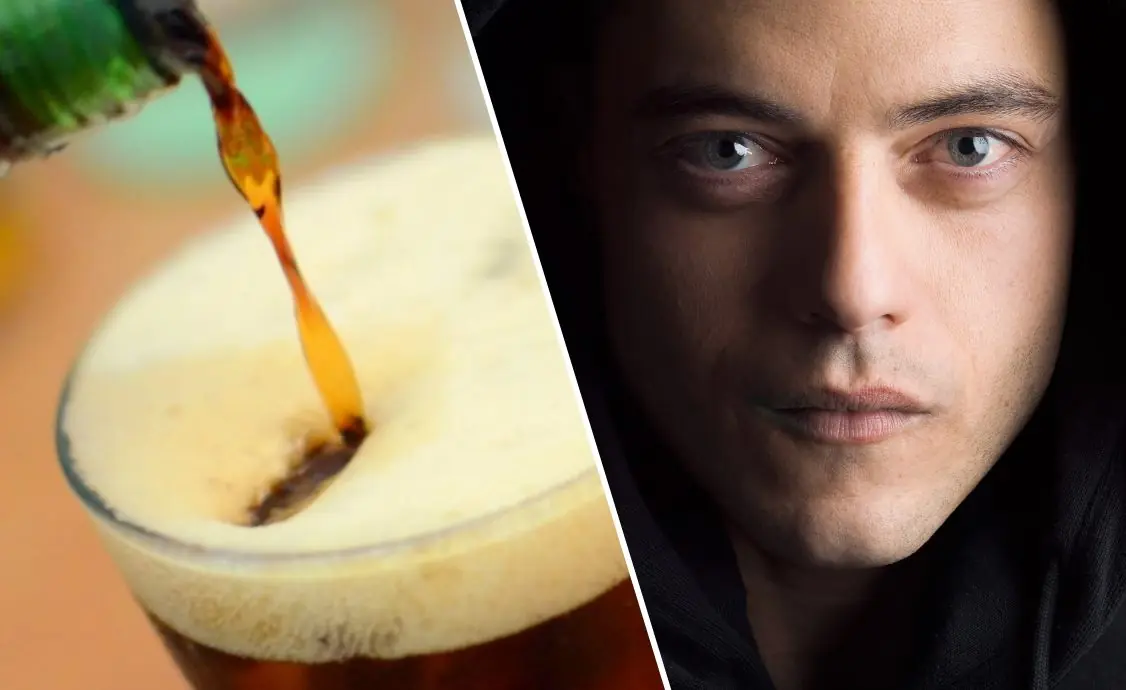 Mr. Robot es fanático del fernet con Coca