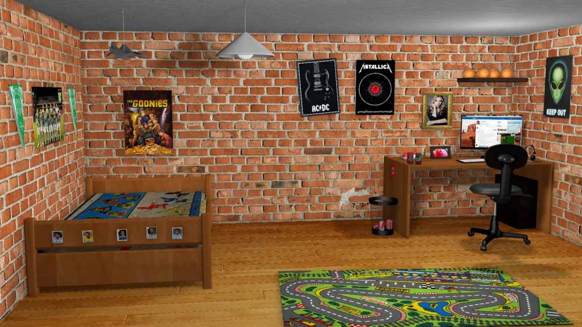 La habitacion de un Taringuero en 3D!