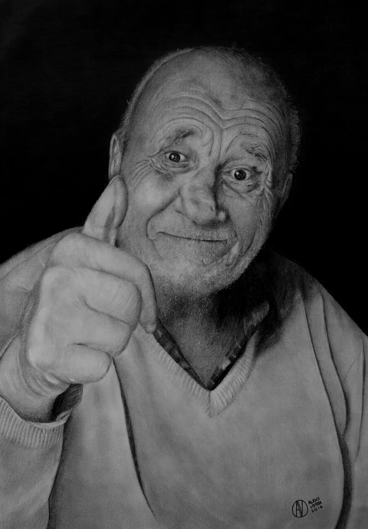 Vio este dibujo y lloró Vio este dibujo y lloró