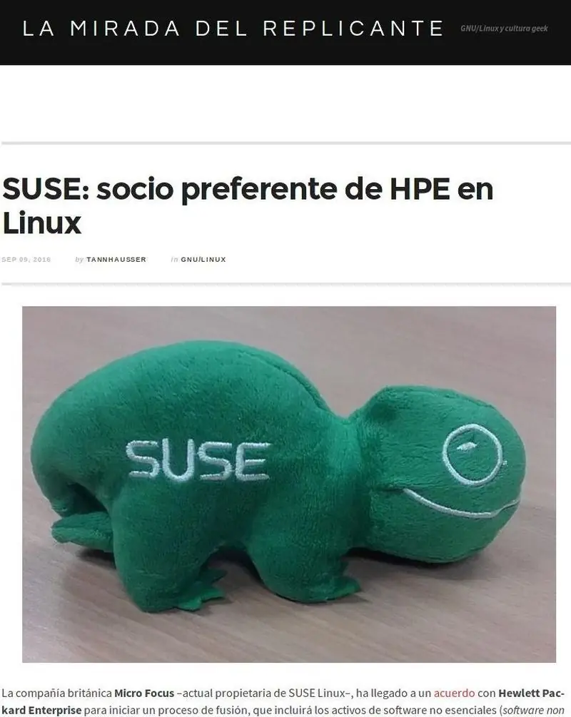 SUSE: socio preferente de HPE en Linux