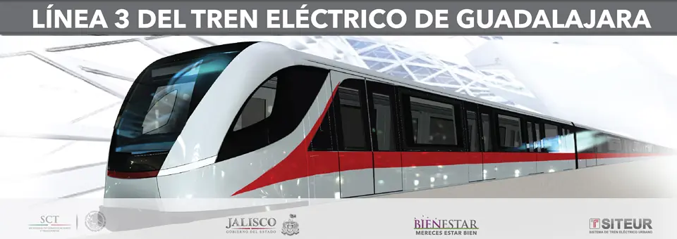 Tren ligero guadalajara registra avance de 30%