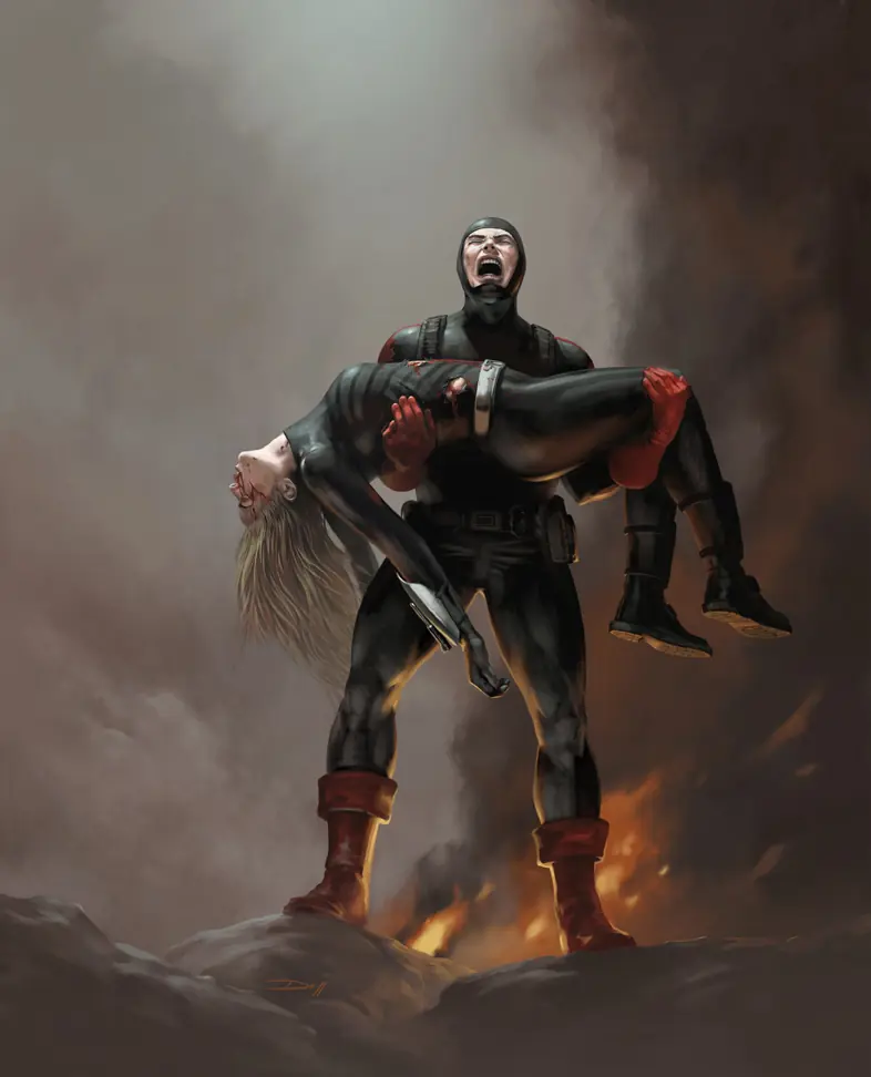 Arte osuro Donald Caron Fantasia/ciencia ficcion