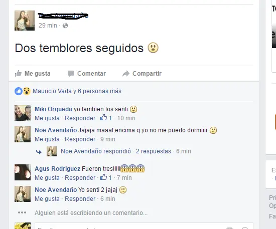Temblor de 3.8 en Córdoba - estados   experiencia
