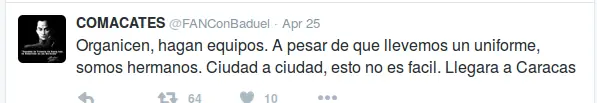 Venezuela: Baduel planea un golpe para el 15 de mayo