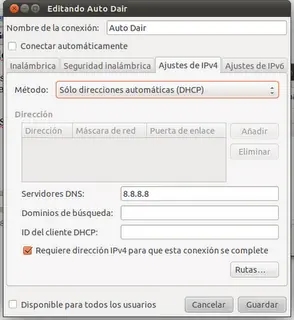 internet en ubuntu