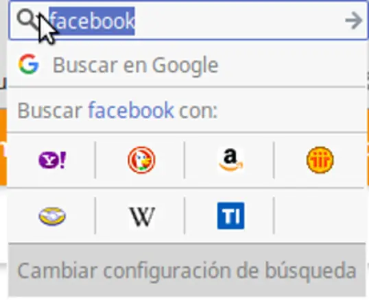 Poner una pagina como  buscador hecho a medida(firefox)