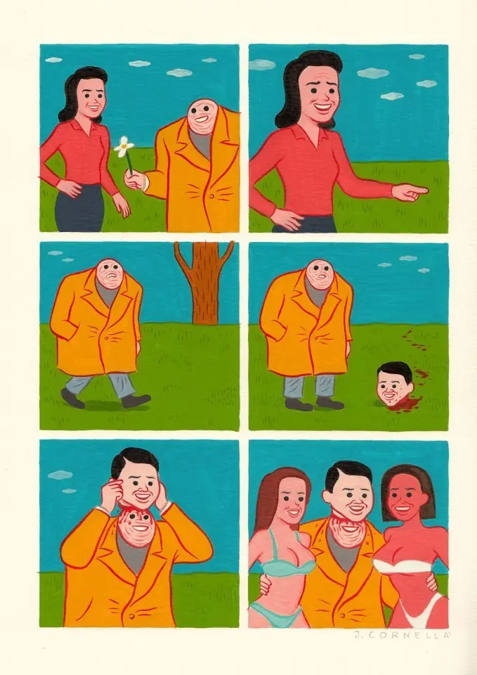Caricaturas perturbadoras de Joan Cornella