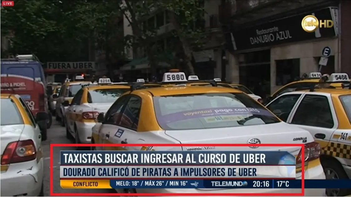 Uruguay - Taxis, apretadas, guita, poder, uber y monopolios
