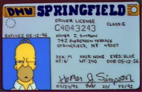Feliz cumpleaños Homero!