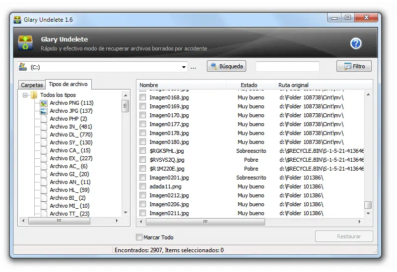 15 aplicaciones gratis para recuperar archivos borrados