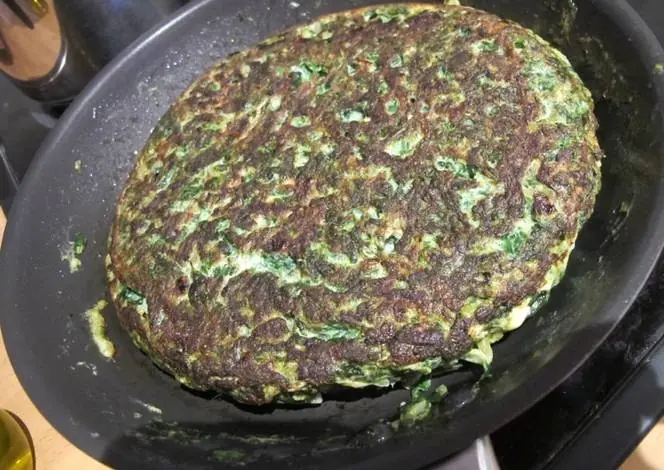 Hice una tortilla de acelga facilísimo