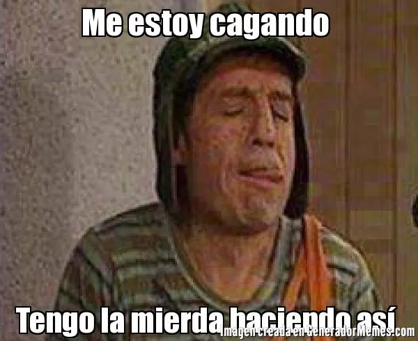 cagando